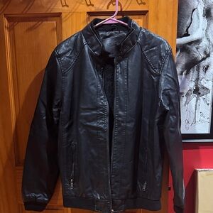 Men's Black Bomber Jacket
